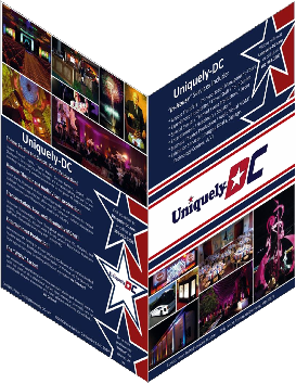 Uniquely DC Special Events, Production Services and Destination Management Flyer